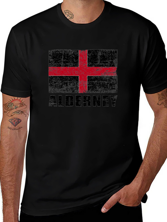 Alderney Flag T-Shirt - Island Pride