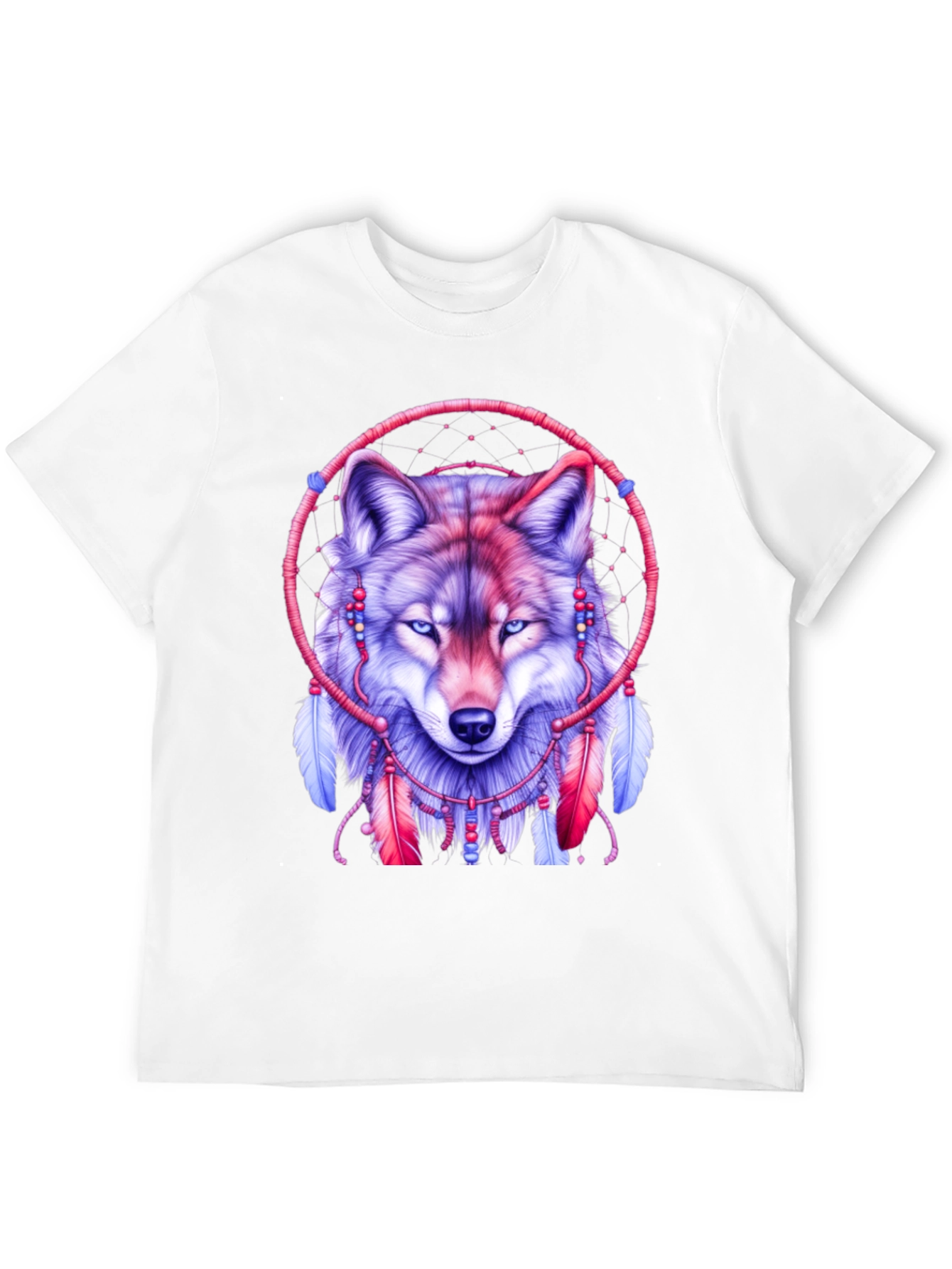 Wolf Dreamcatcher Graphic T-Shirt