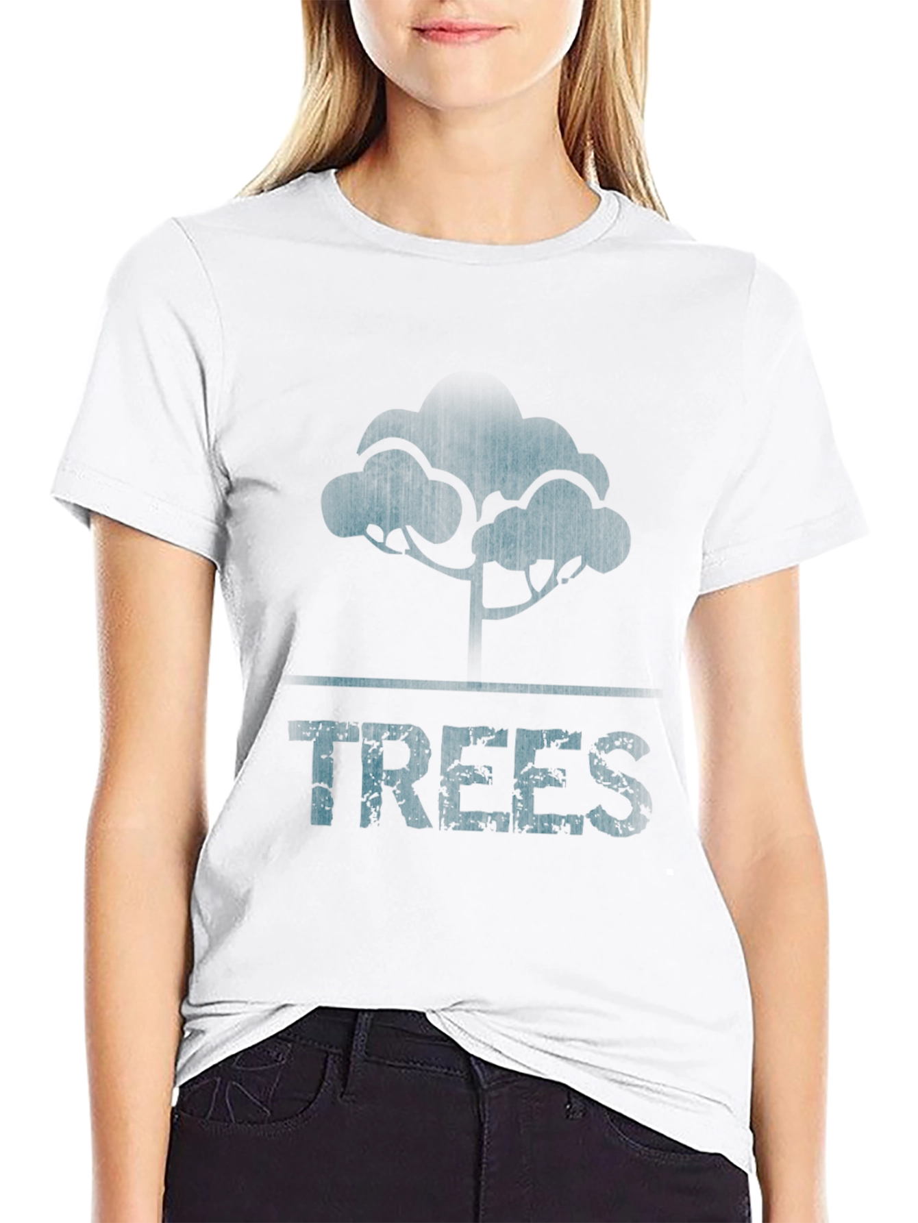 Trees Graphic Tee - Mens Black T-Shirt