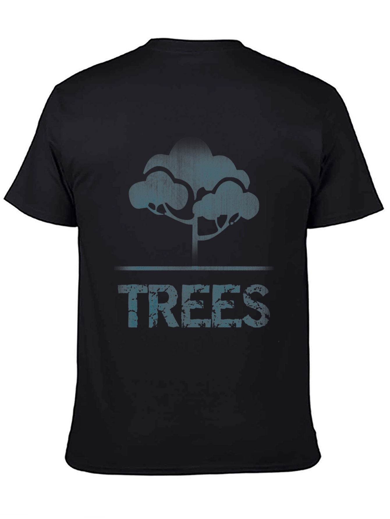 Trees Graphic Tee - Mens Black T-Shirt