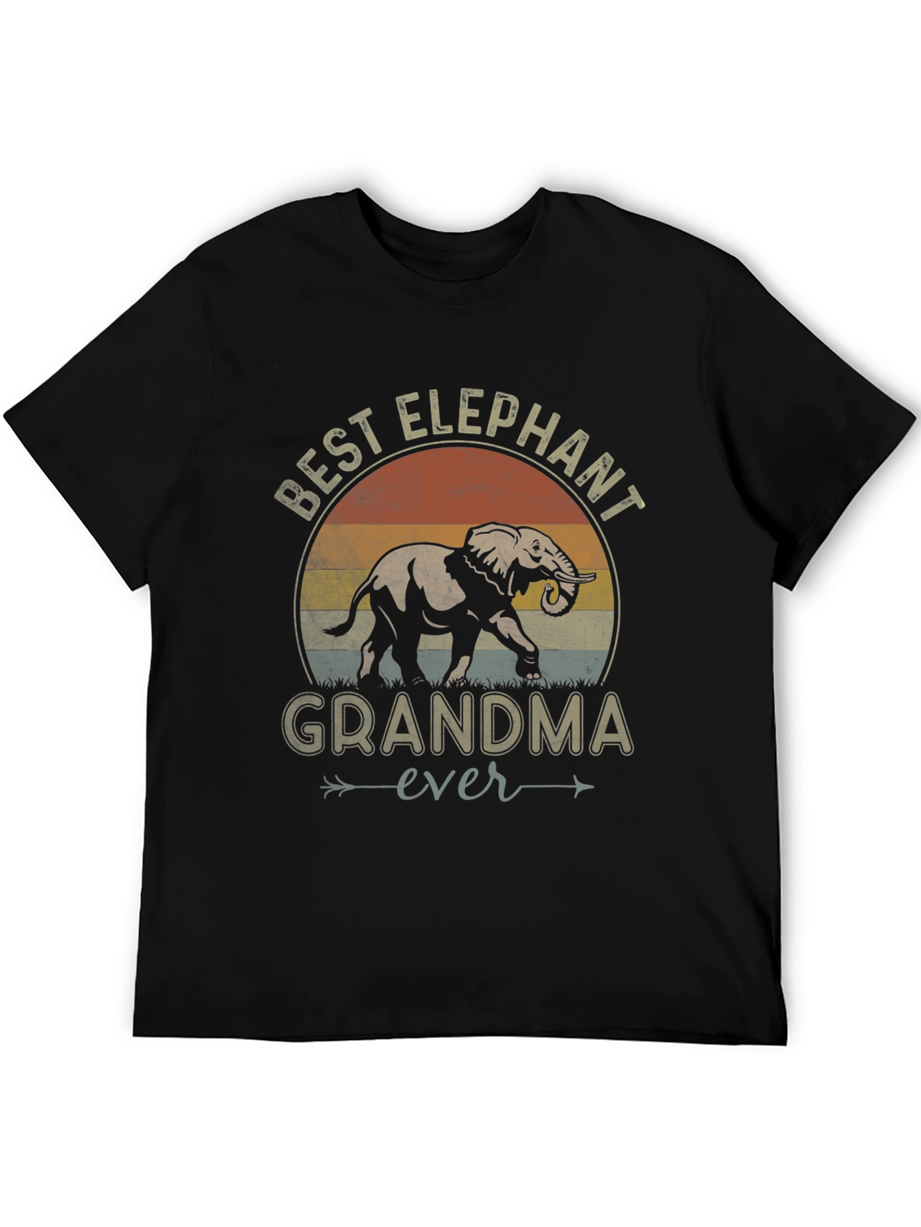 Best Elephant Grandma Ever Graphic Tee