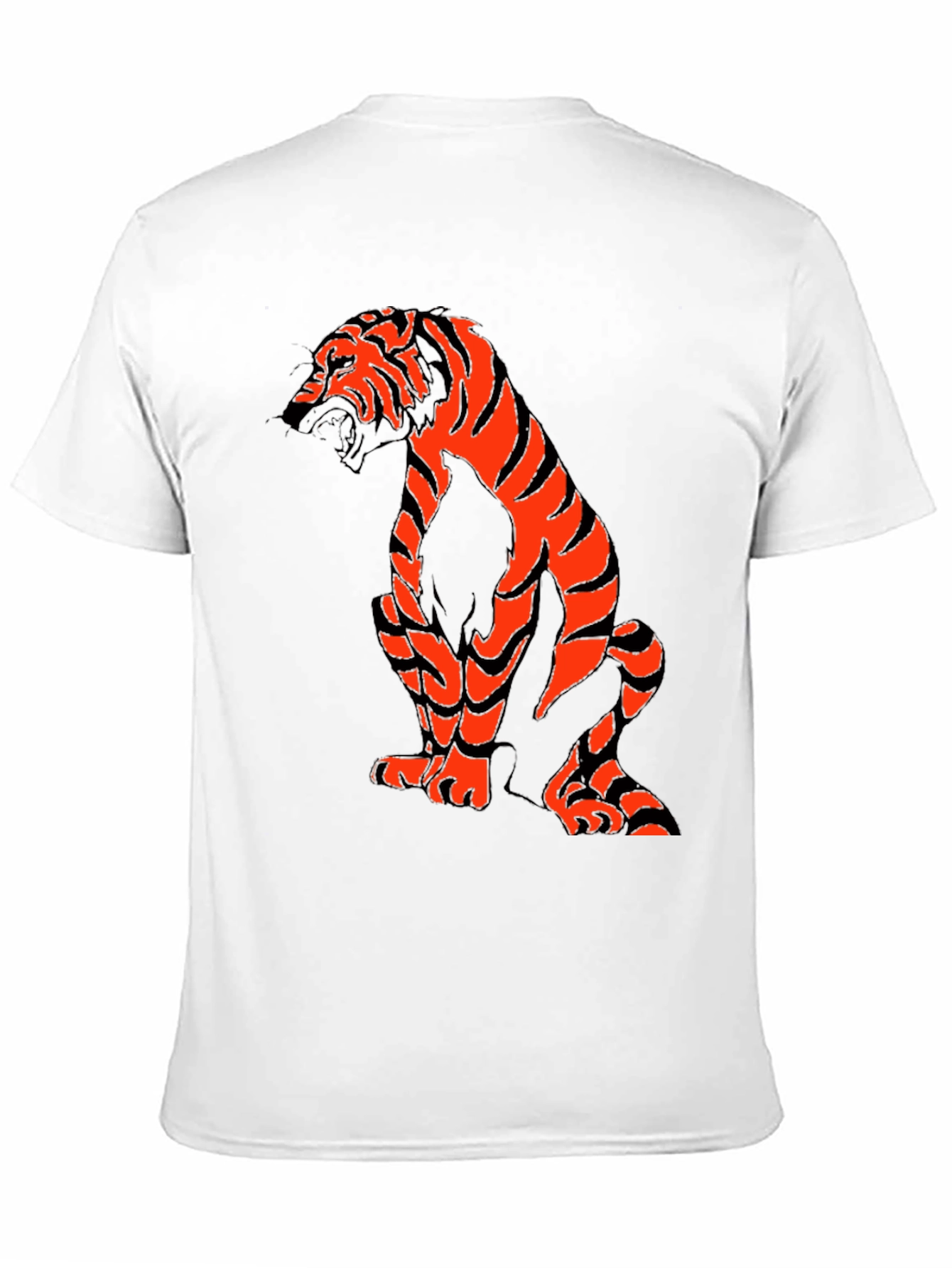 Tiger Graphic Tee - Mens Black T-Shirt