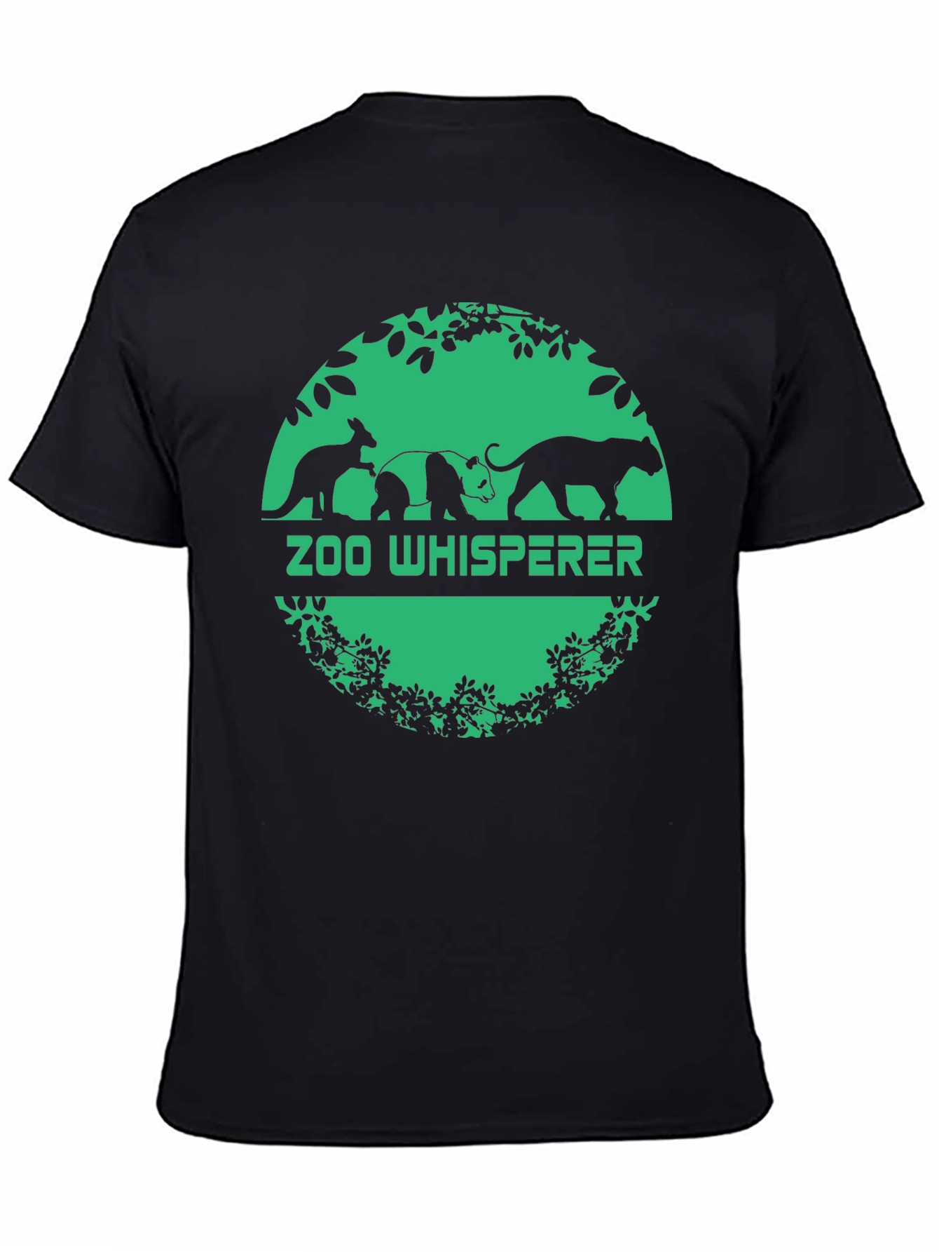 Zoo Whisperer Graphic T-Shirt - Black