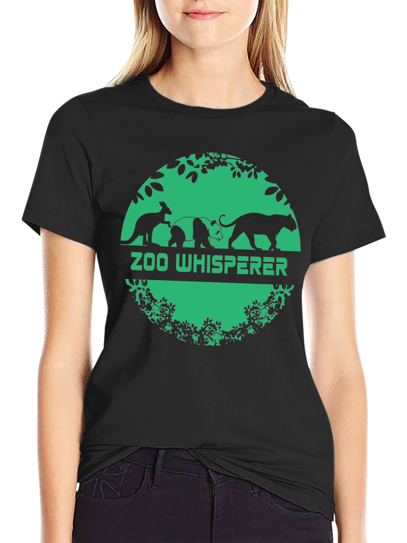 Zoo Whisperer Graphic T-Shirt - Black