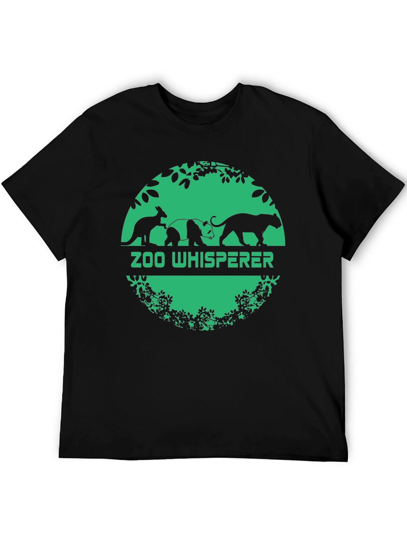 Zoo Whisperer Graphic T-Shirt - Black