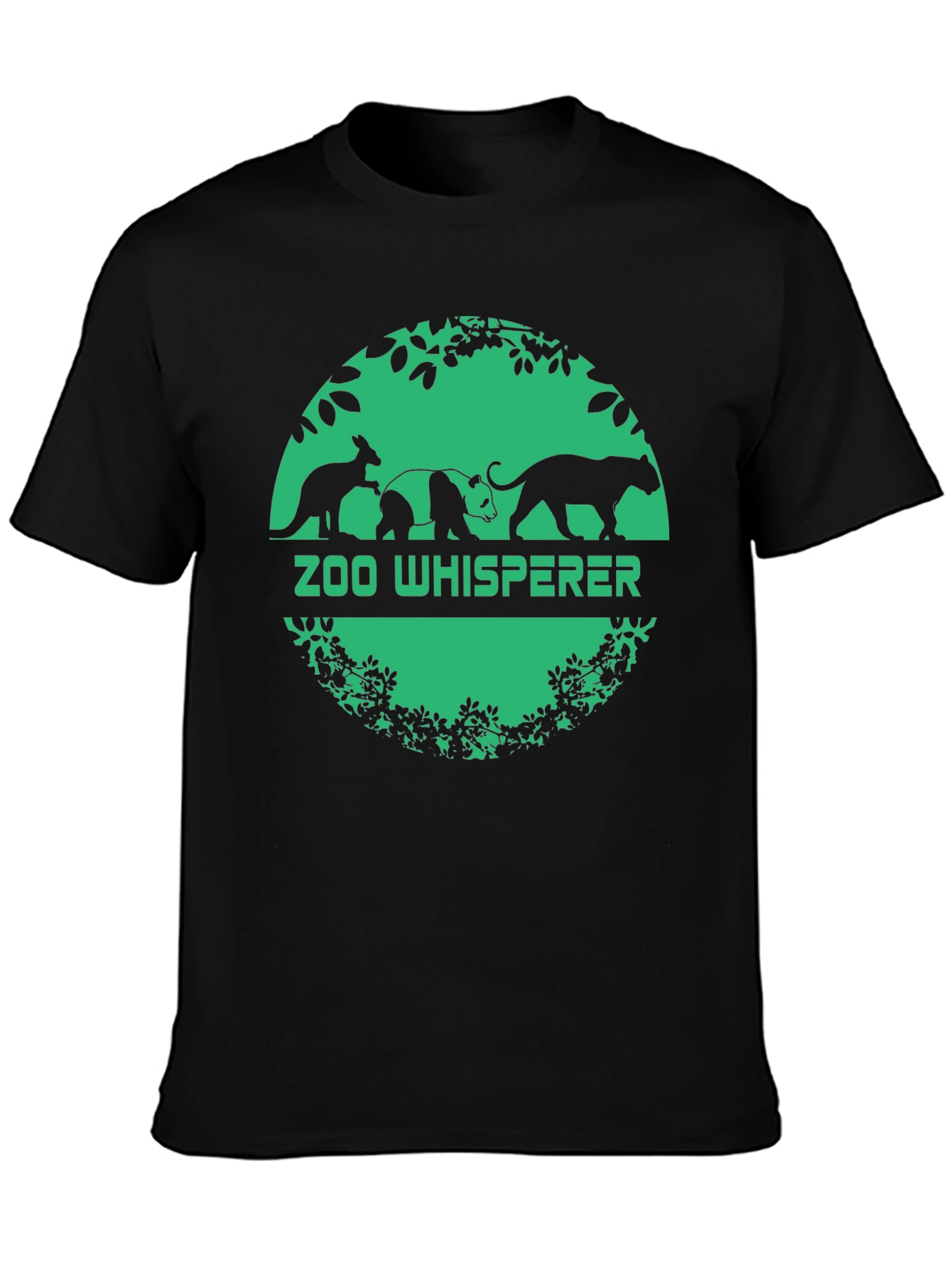 Zoo Whisperer Graphic T-Shirt - Black