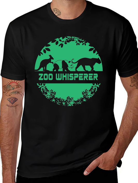 Zoo Whisperer Graphic T-Shirt - Black