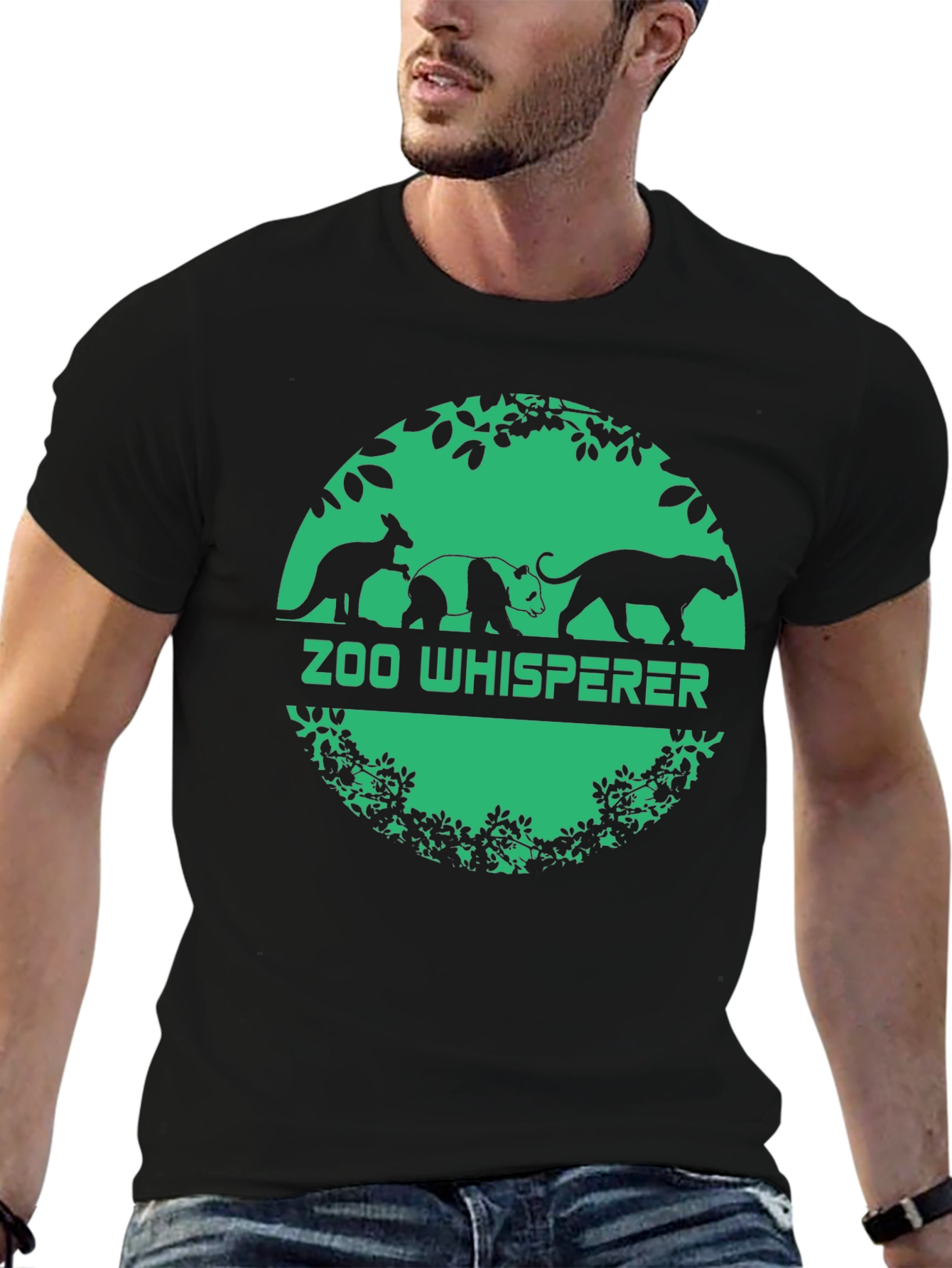 Zoo Whisperer Graphic T-Shirt - Black