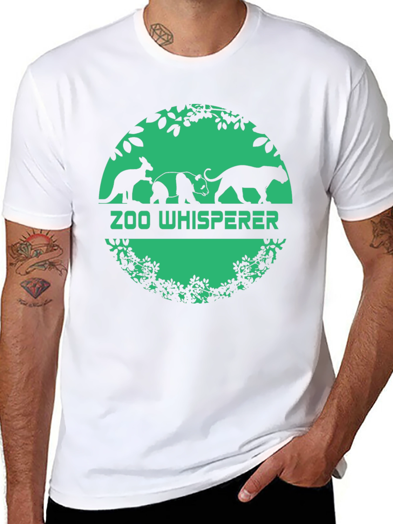 Zoo Whisperer Graphic T-Shirt - Black