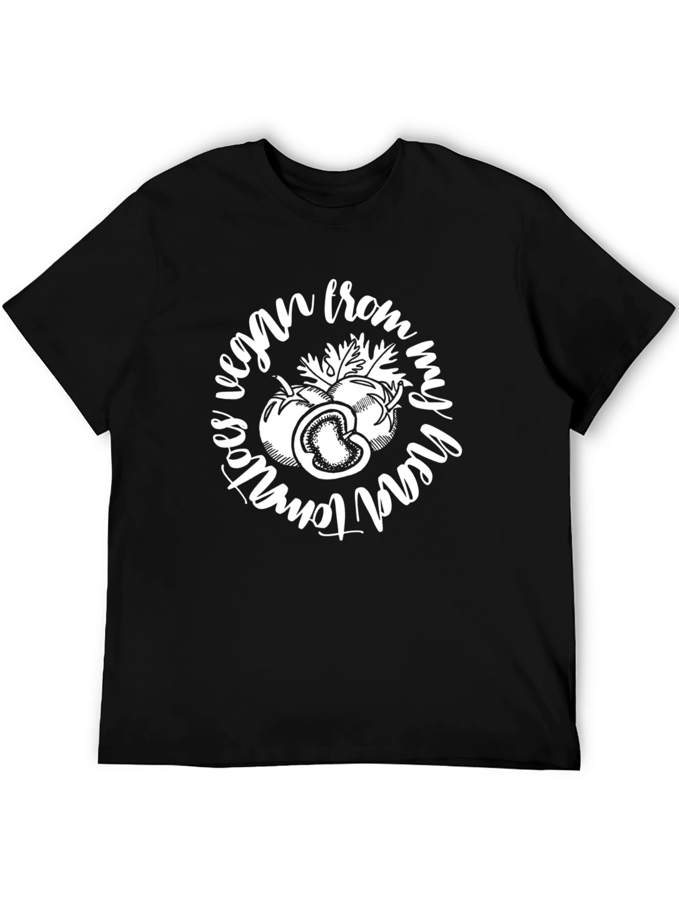 Vegan From My Head Tomatoes T-Shirt