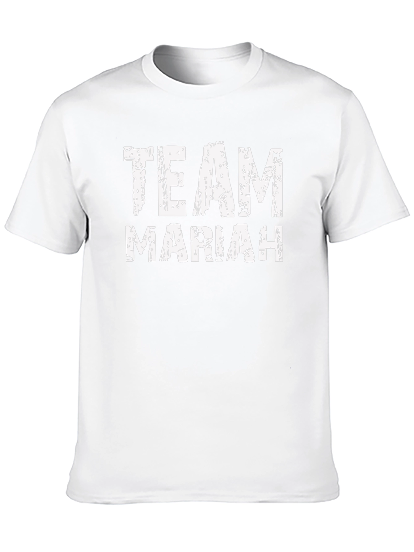 Team Mariah Graphic Tee - Black Cotton T-Shirt