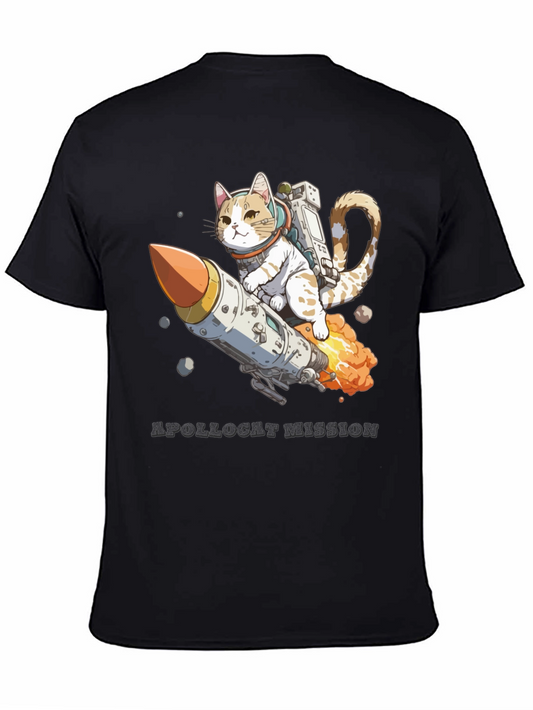 ApolloCat Mission Black T-Shirt