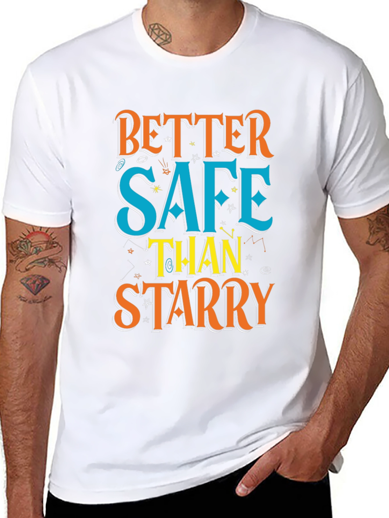 Better Safe Than Starry Graphic Tee