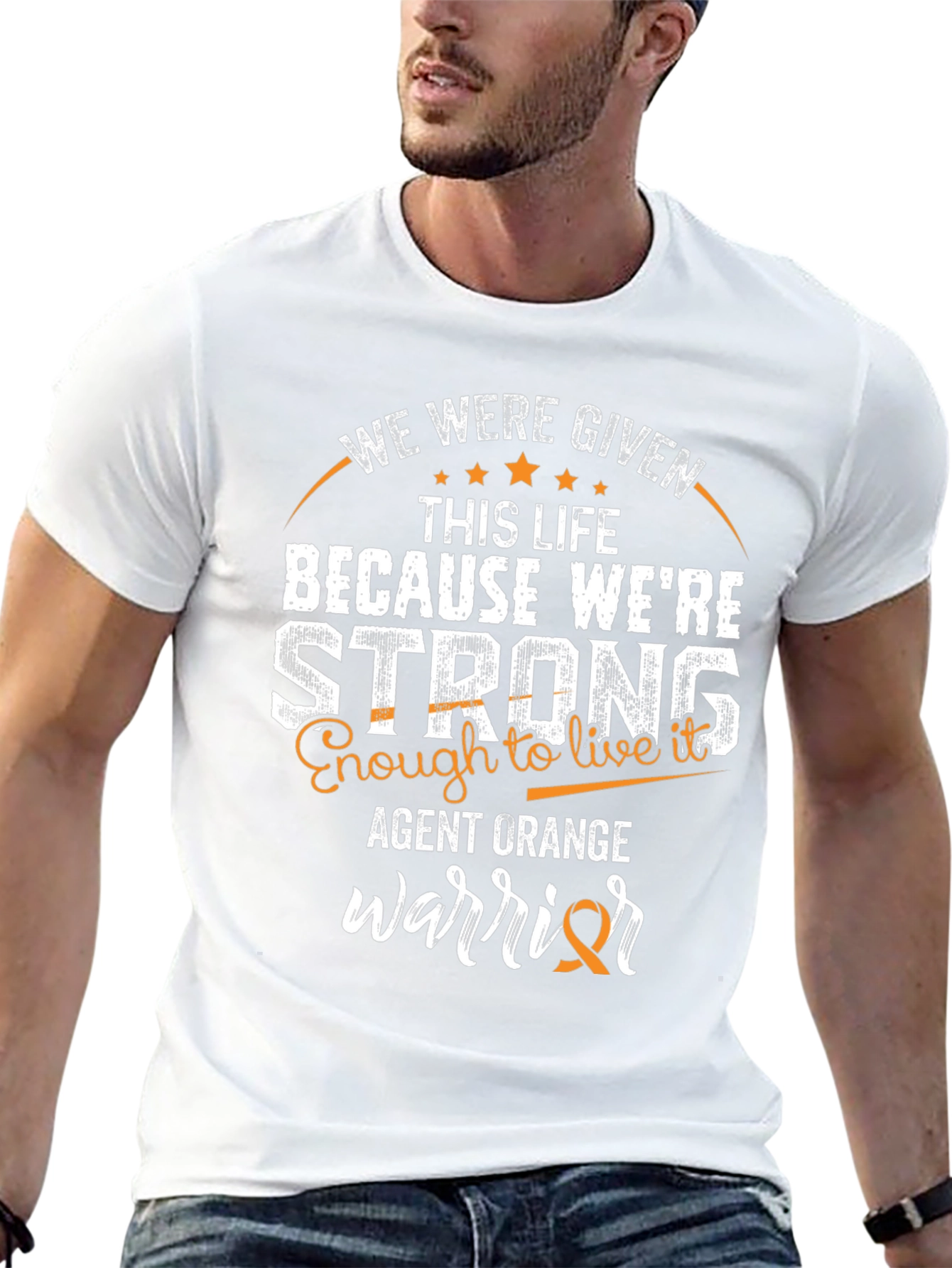 Agent Orange Warrior T-Shirt - Strong Design