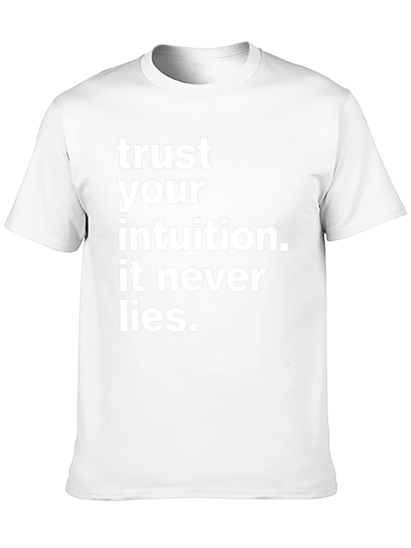 Trust Your Intuition Black Graphic Tee