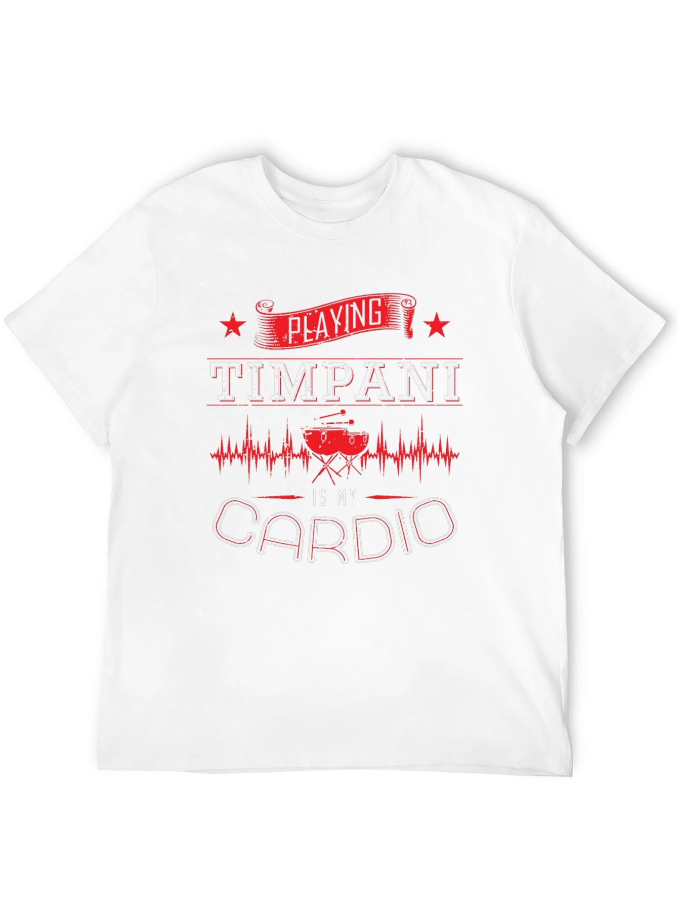 Timpani Cardio Graphic T-Shirt - Musicians Workout Tee