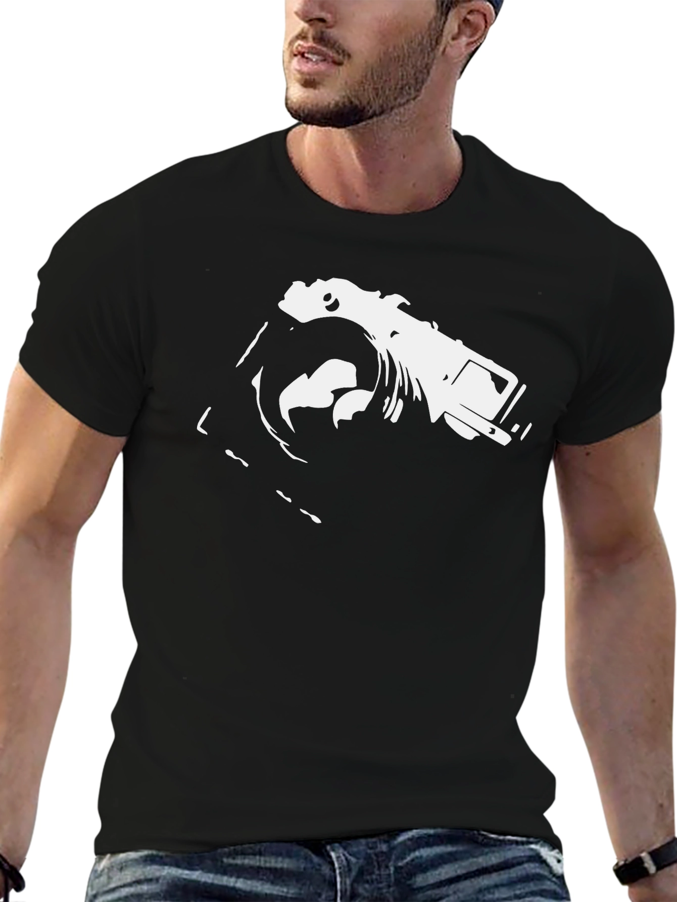 Turntable Graphic T-Shirt - Black DJ Music Tee