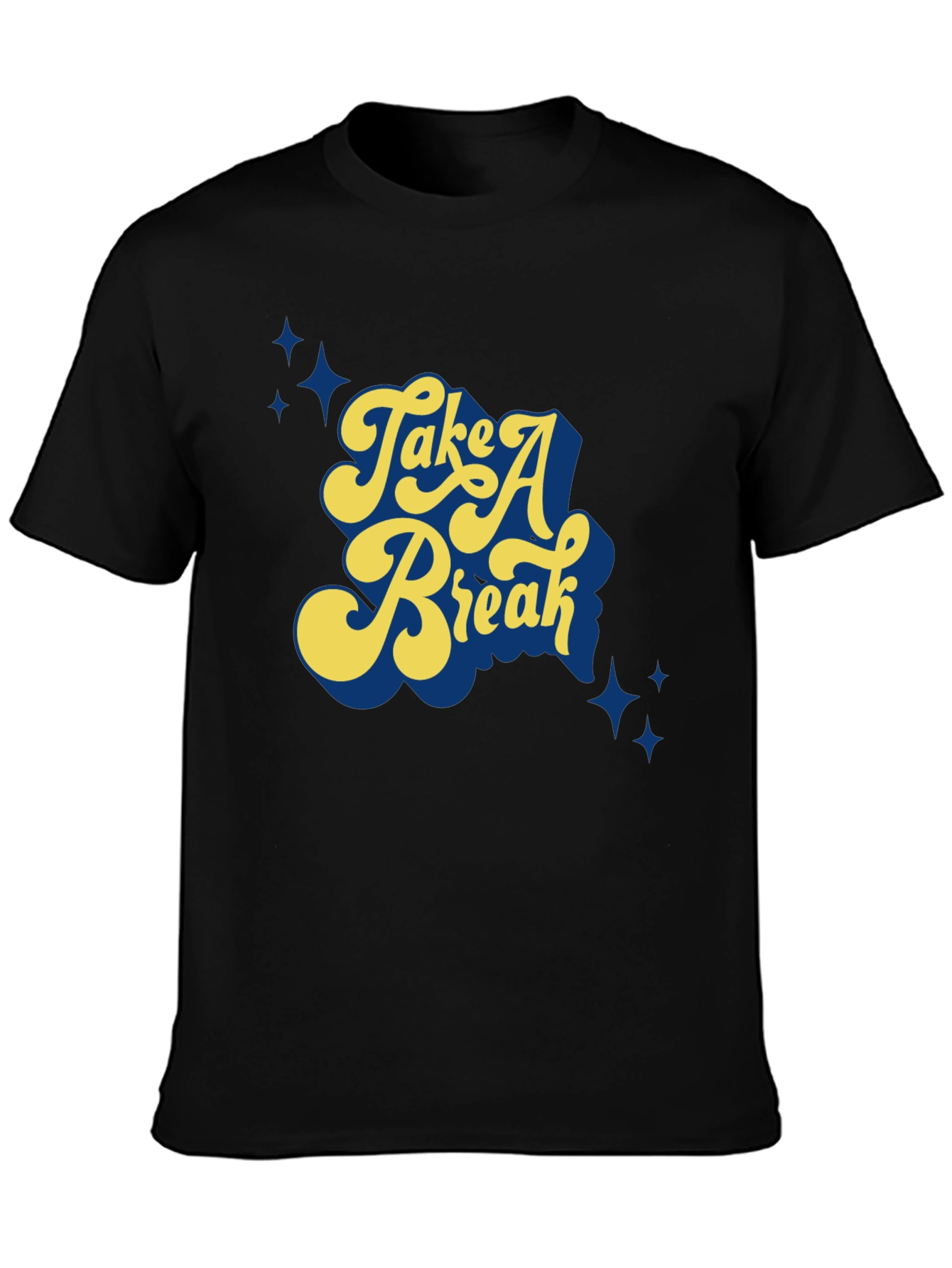Take A Break Graphic Tee - Stylish Comfort