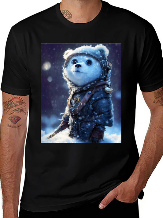 Bear Warrior T-Shirt - Snowy Adventure