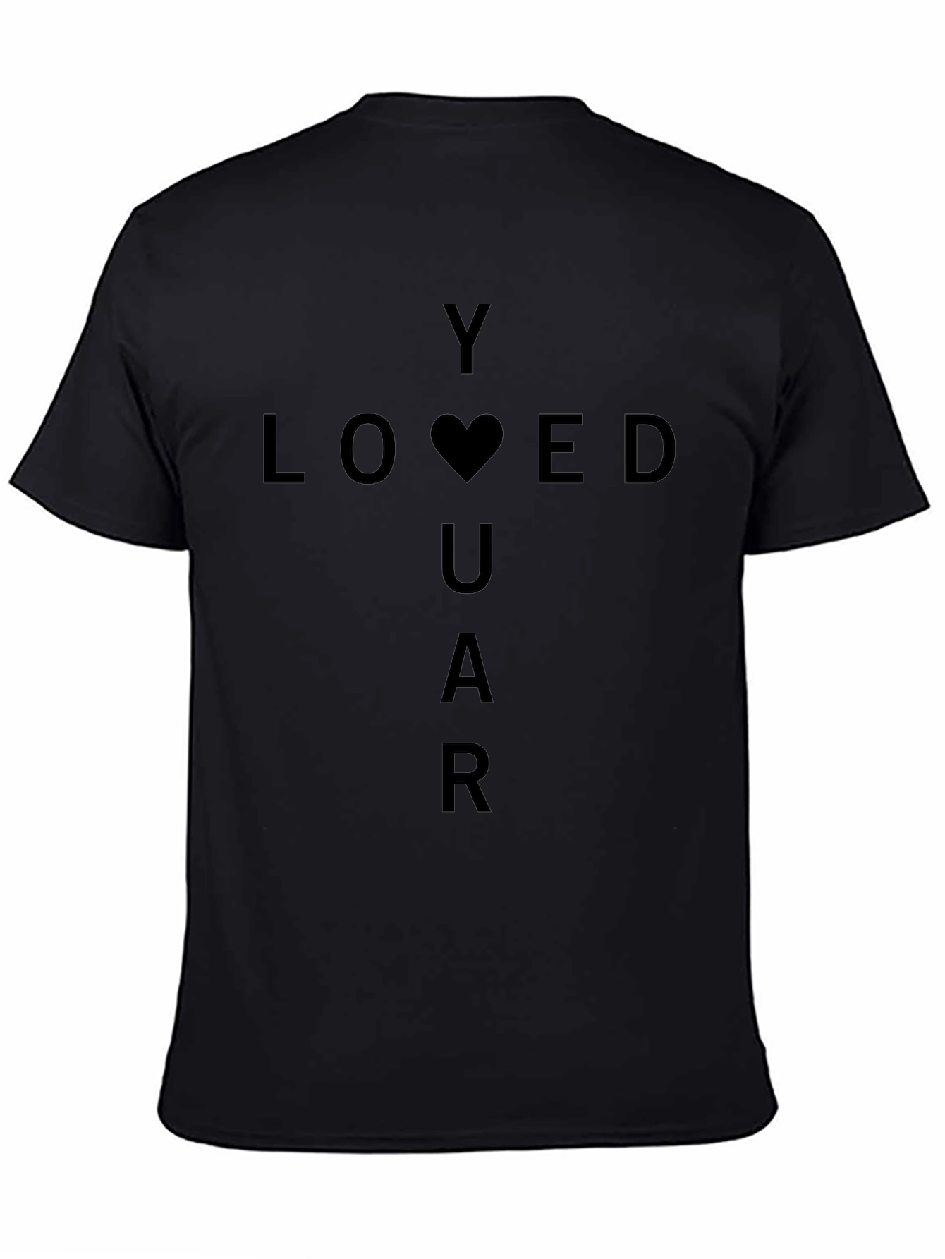 Y Loved U AR Black T-Shirt