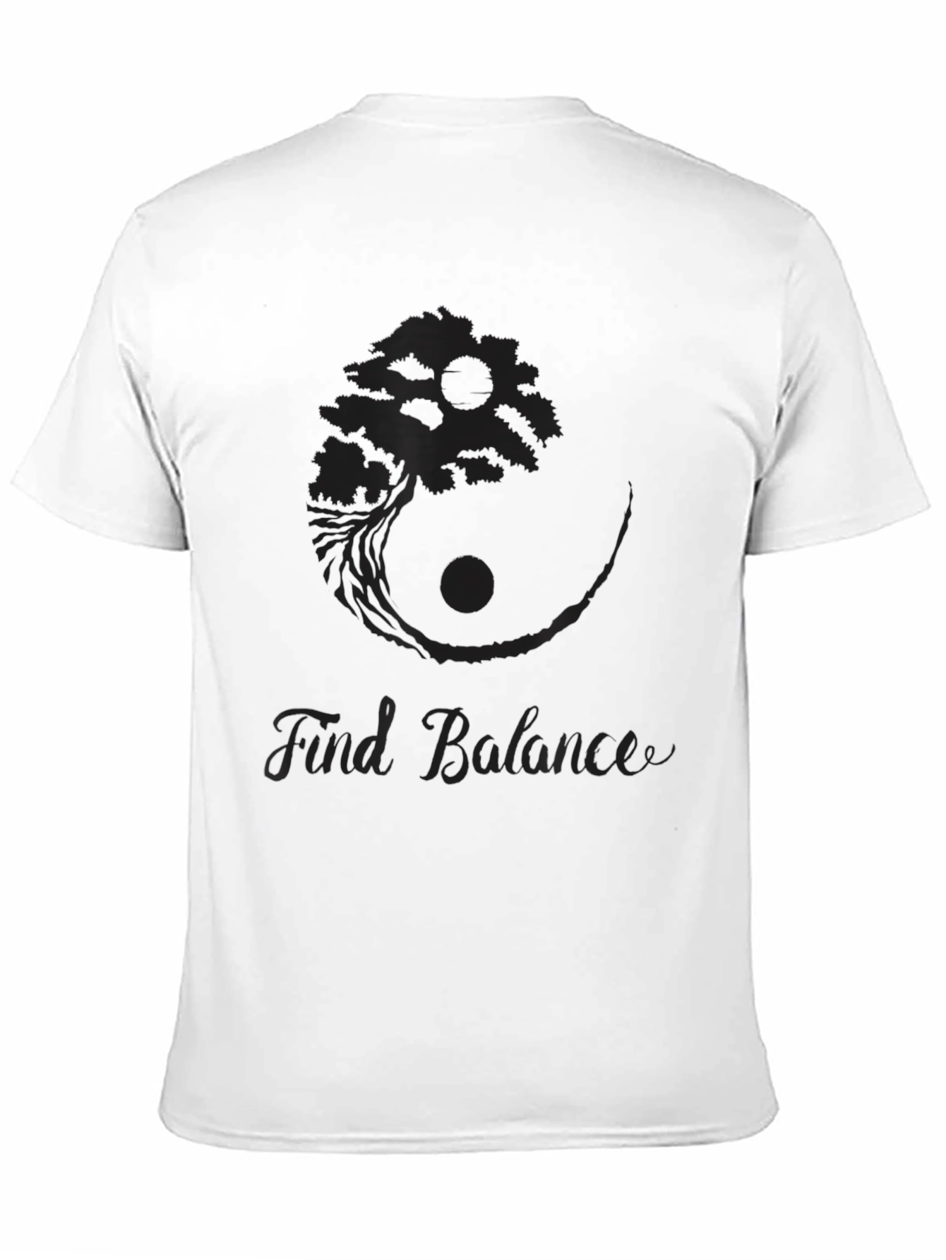 Balance Bonsai Tree Graphic T-Shirt