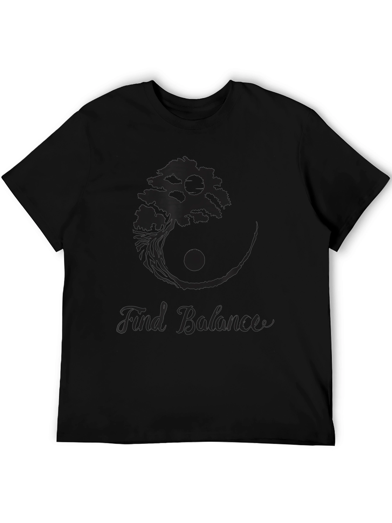 Balance Bonsai Tree Graphic T-Shirt