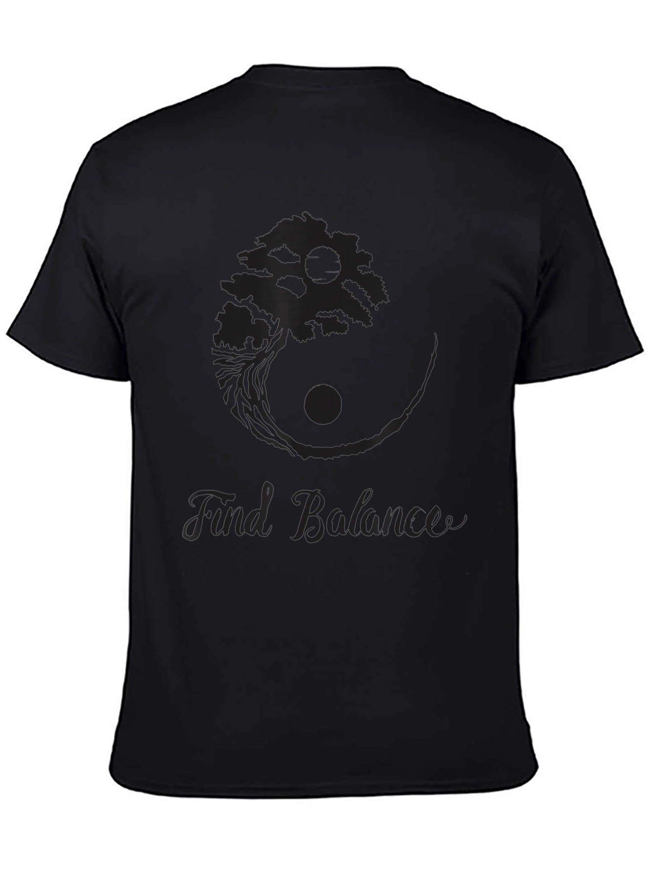Balance Bonsai Tree Graphic T-Shirt