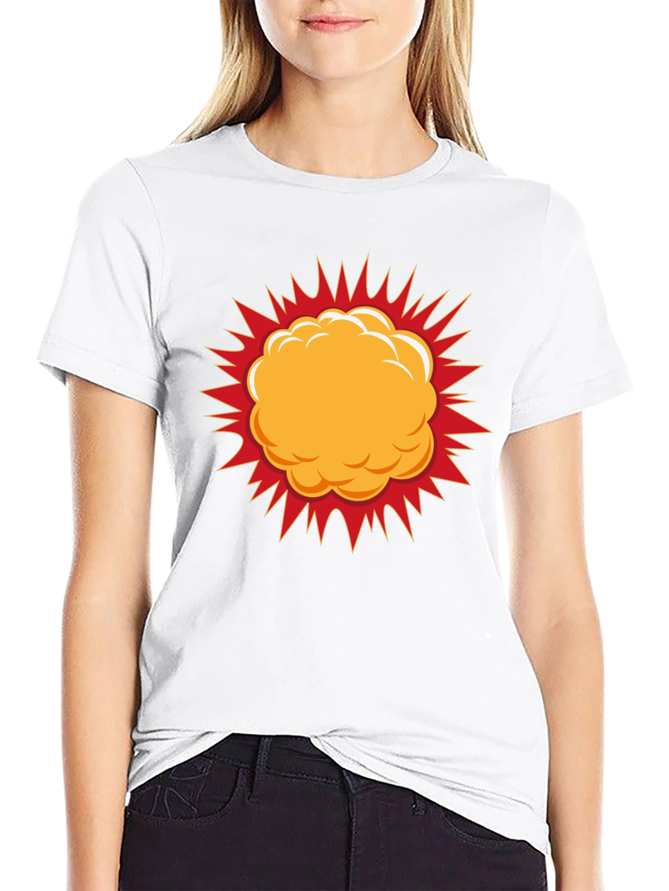Bold Explosion Graphic T-Shirt