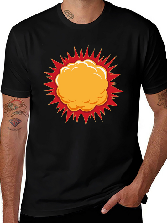 Bold Explosion Graphic T-Shirt
