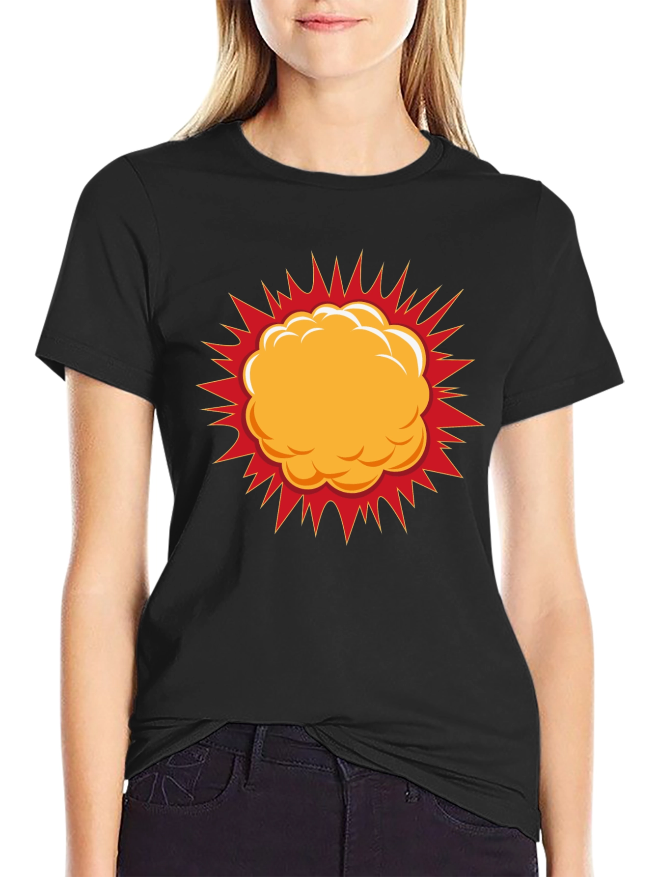 Bold Explosion Graphic T-Shirt