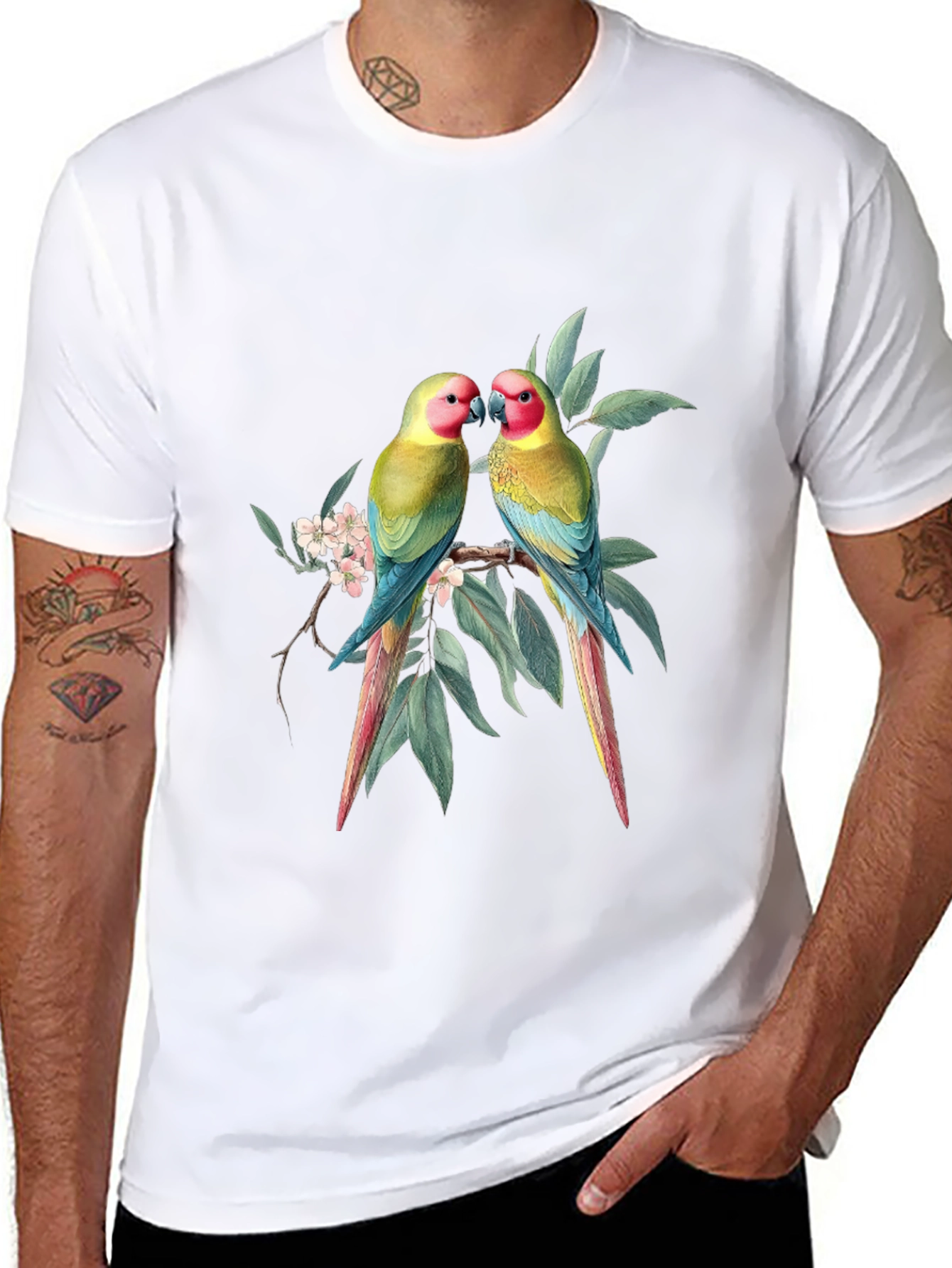 Tropical Birds Graphic Tee