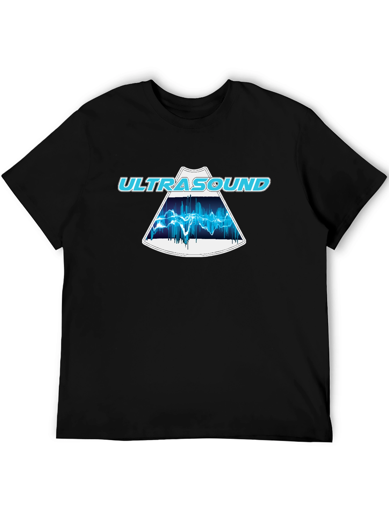 Ultrasound Graphic Tee - Cool Black T-Shirt