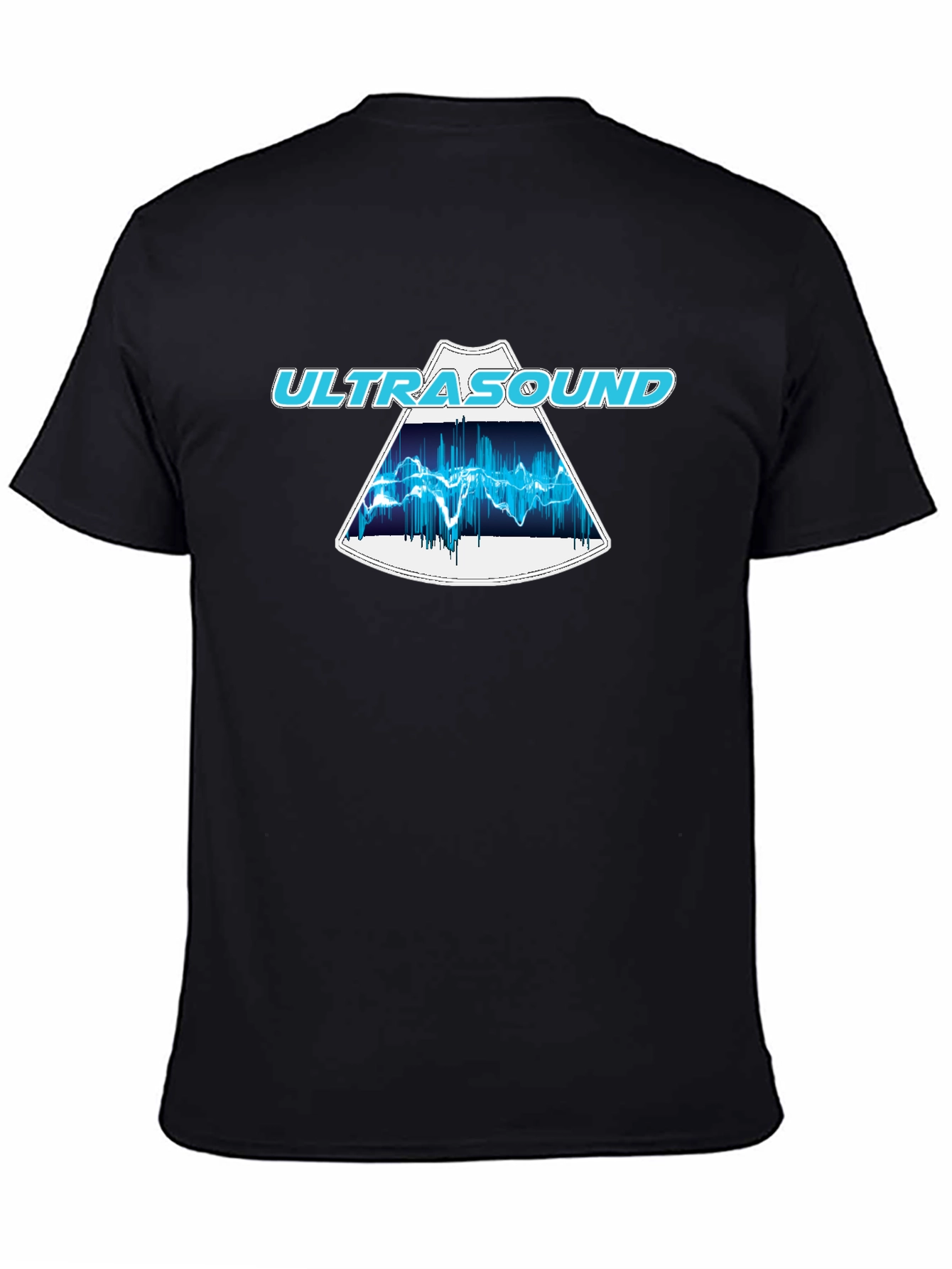 Ultrasound Graphic Tee - Cool Black T-Shirt
