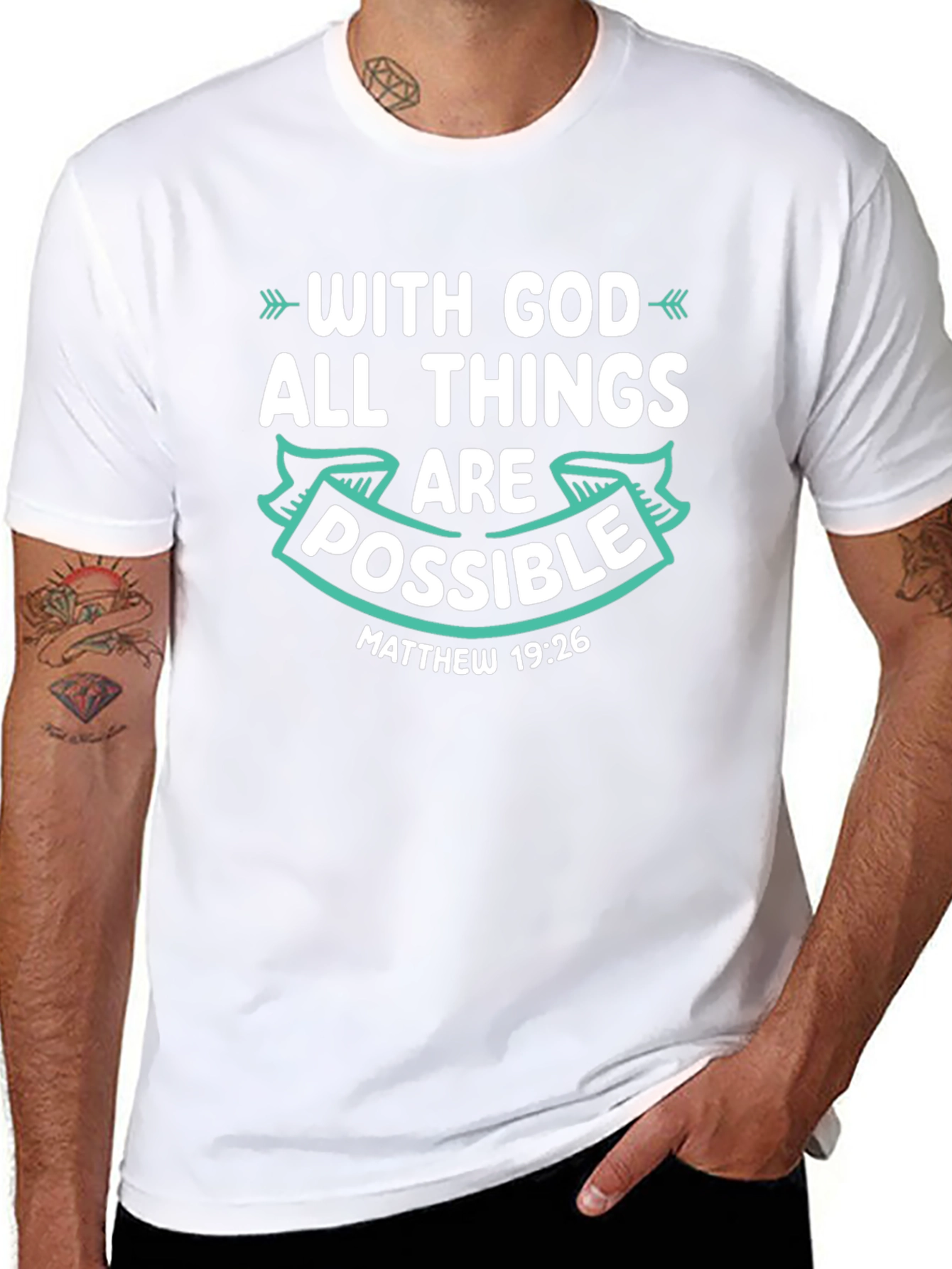 With God All Things Are Possible Tee