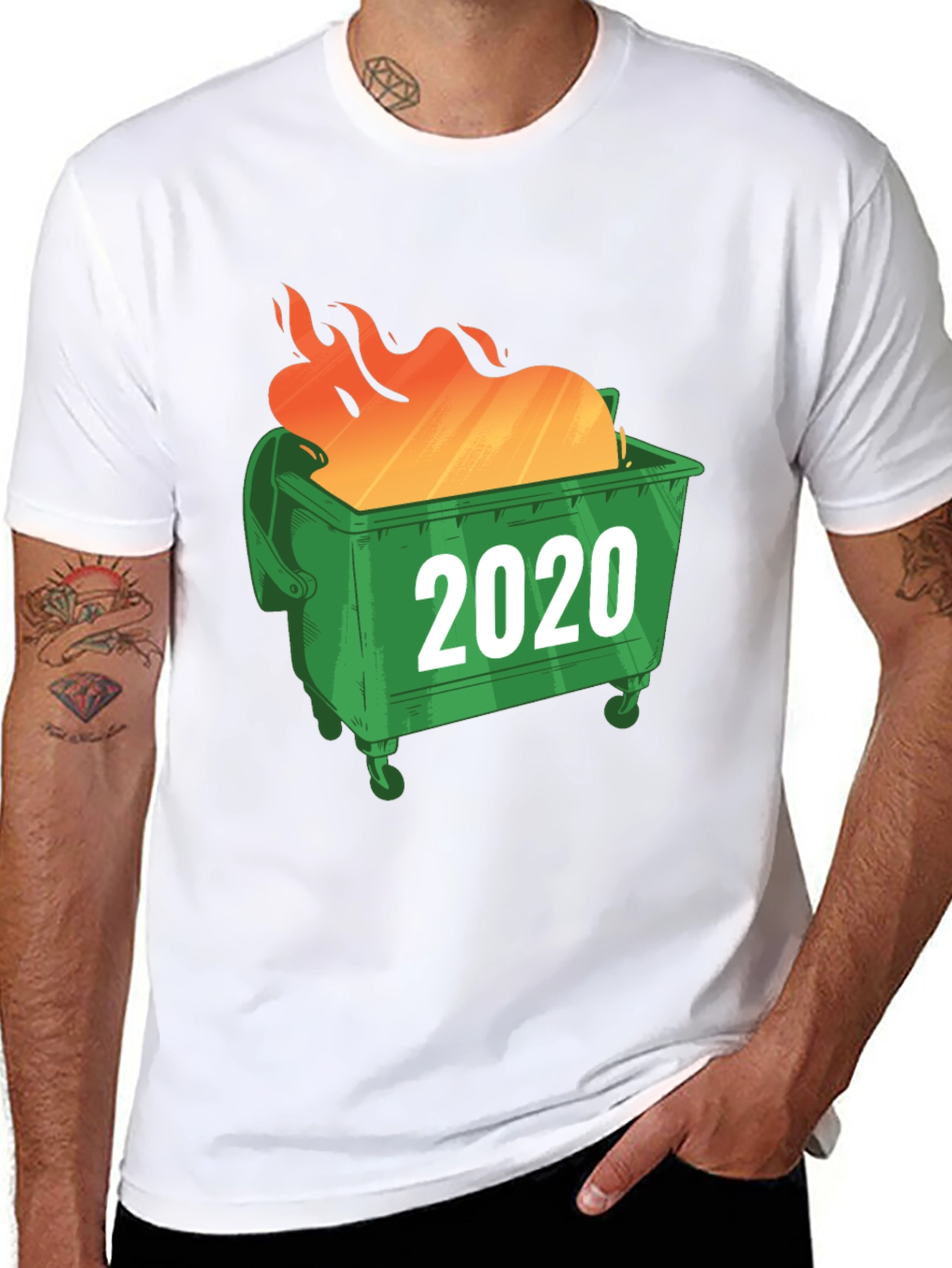 2020 Dumpster Fire Graphic Tee