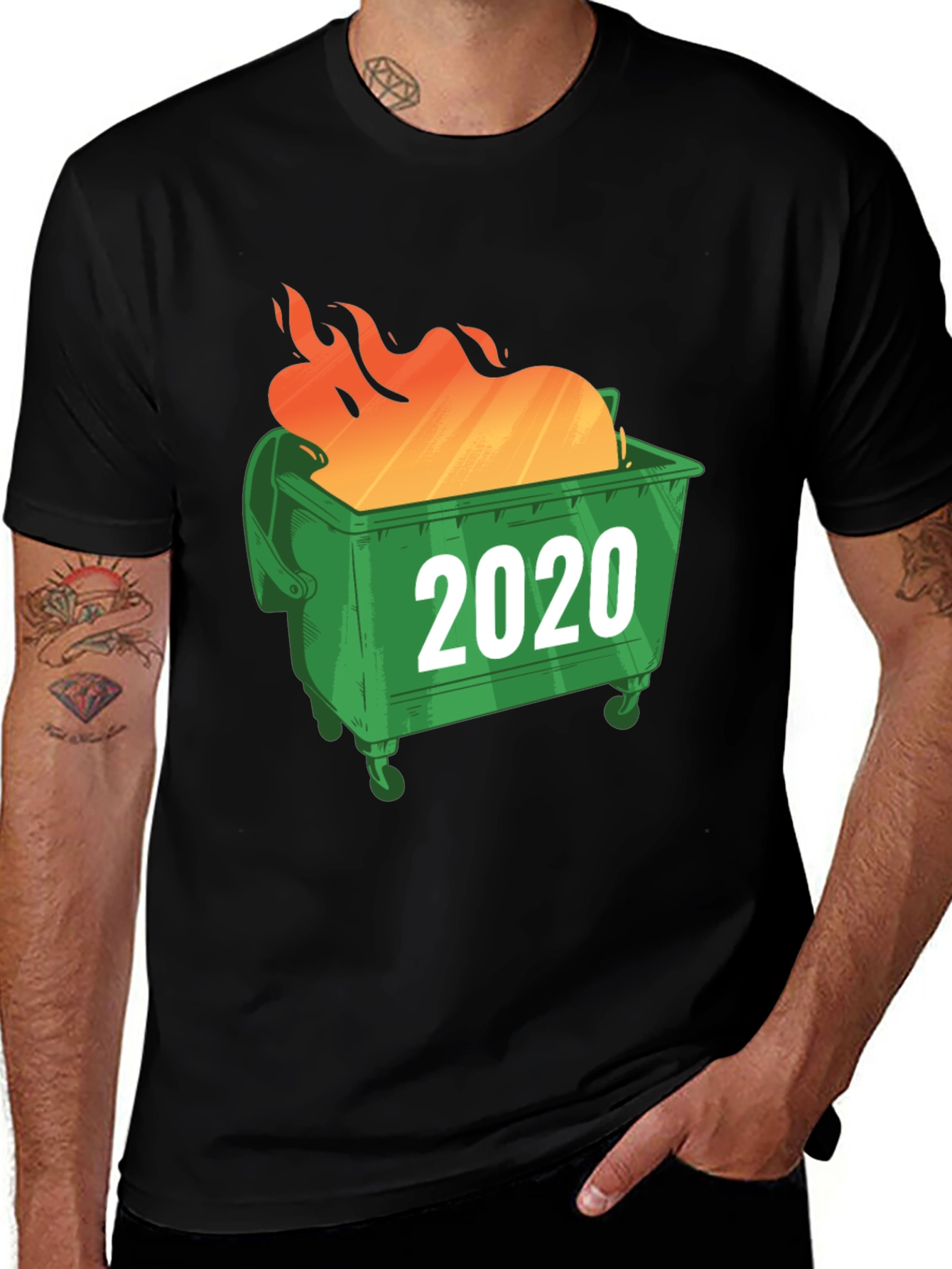 2020 Dumpster Fire Graphic Tee