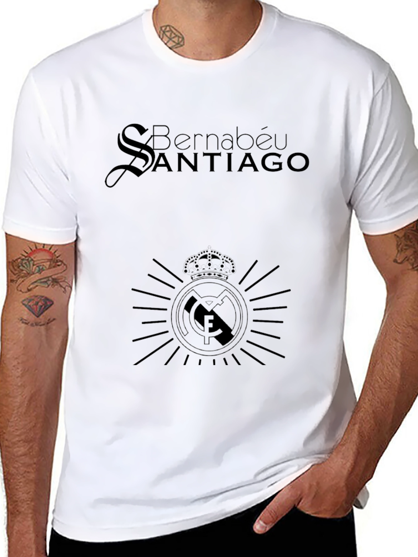 Bernabéu Santiago Black T-Shirt