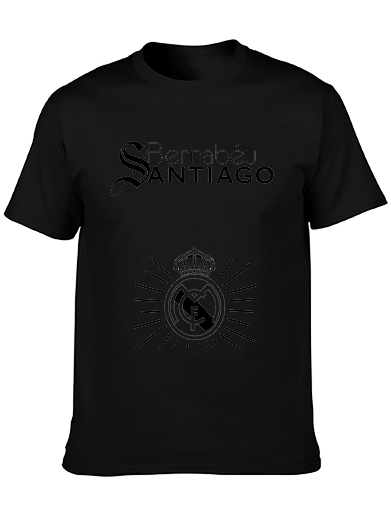 Bernabéu Santiago Black T-Shirt