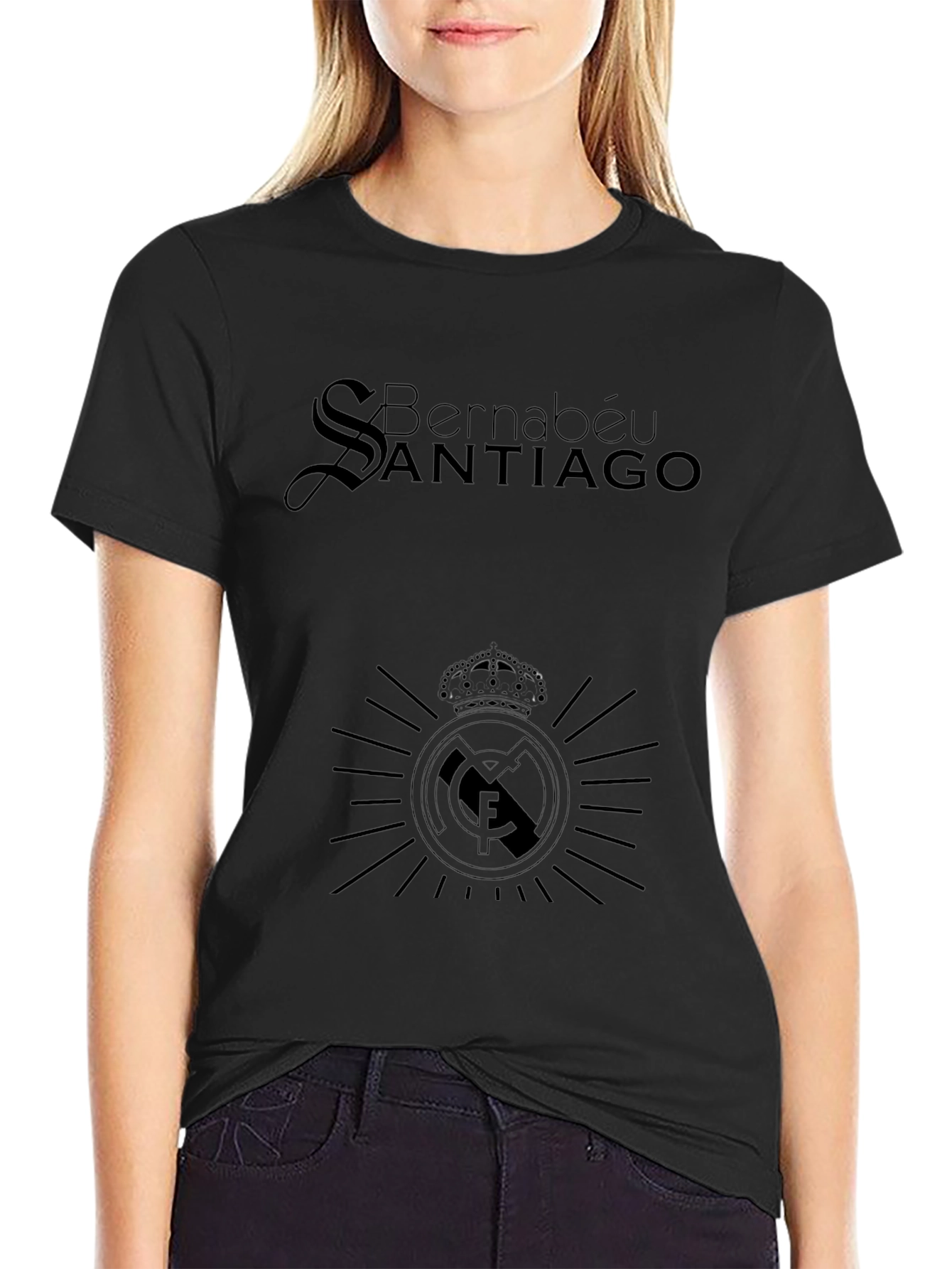 Bernabéu Santiago Black T-Shirt