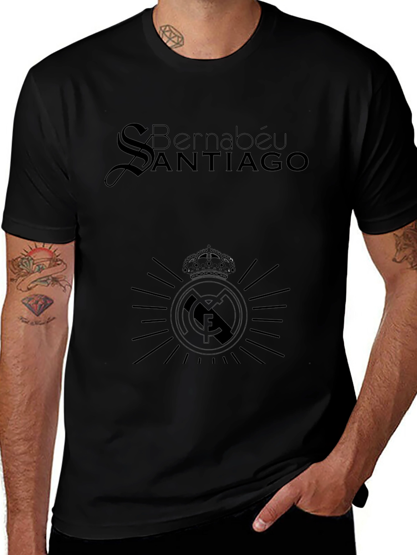 Bernabéu Santiago Black T-Shirt