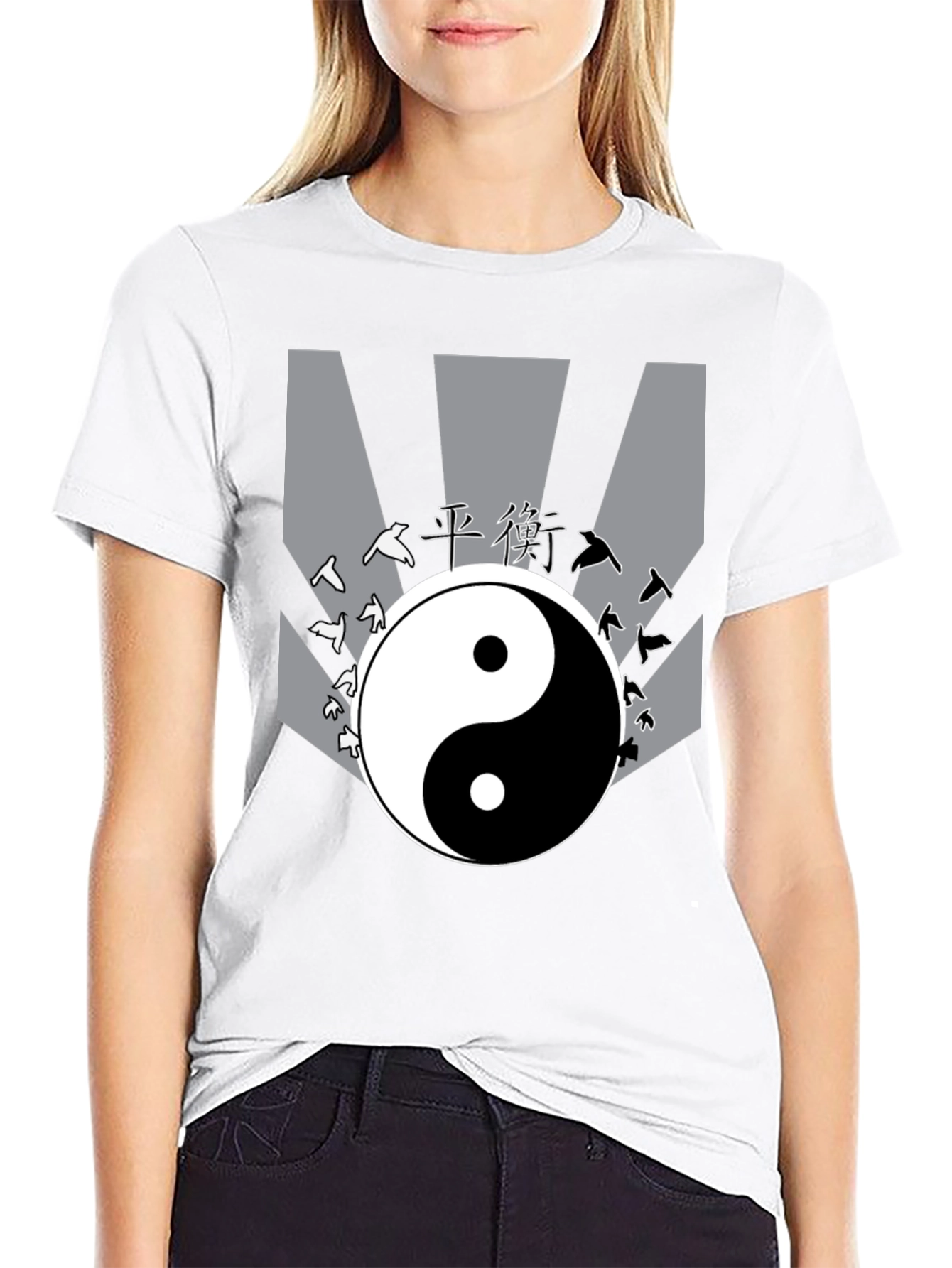 Yin Yang Balance Graphic T-Shirt