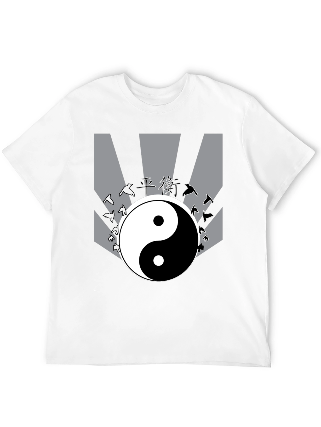 Yin Yang Balance Graphic T-Shirt
