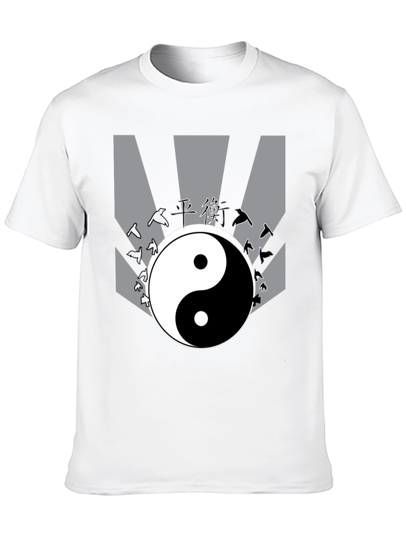 Yin Yang Balance Graphic T-Shirt