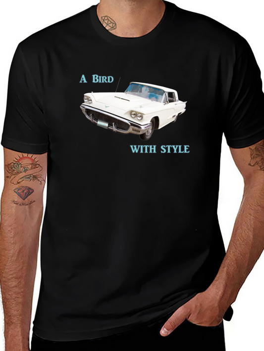 Vintage Car T-Shirt: A Bird With Style