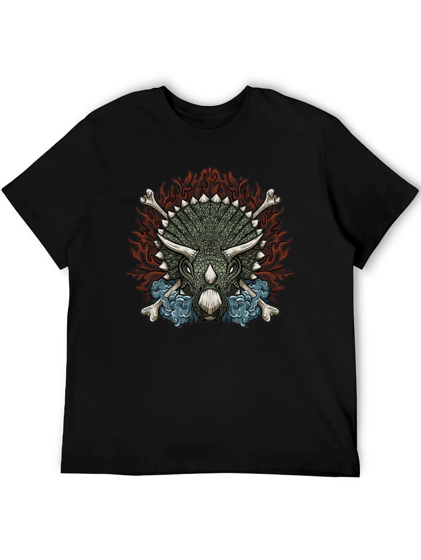 Triceratops Bones Graphic Tee
