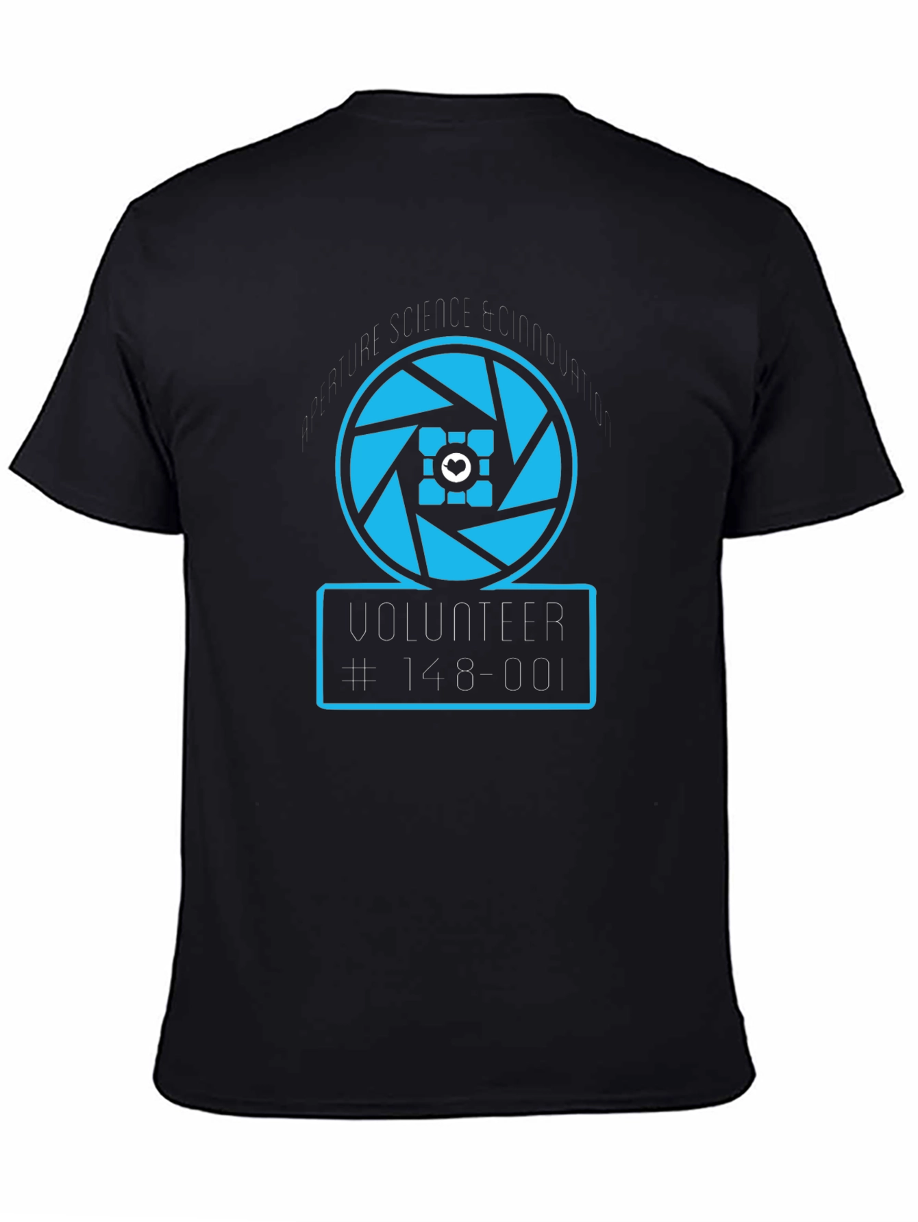 Aperture Science Volunteer T-Shirt - Black
