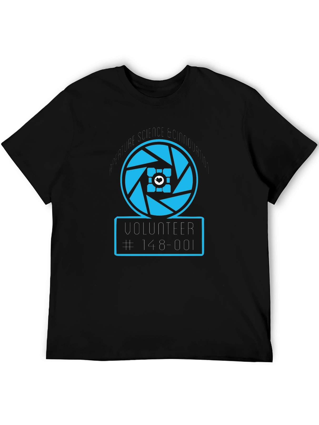 Aperture Science Volunteer T-Shirt - Black