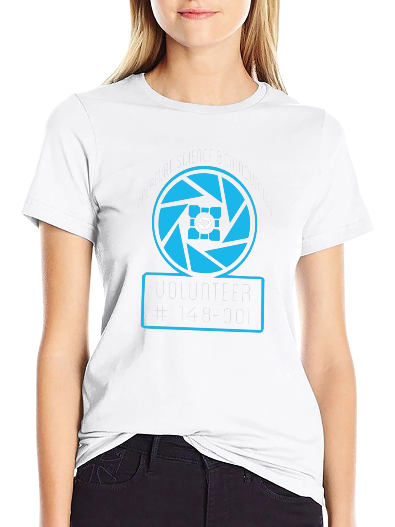 Aperture Science Volunteer T-Shirt - Black
