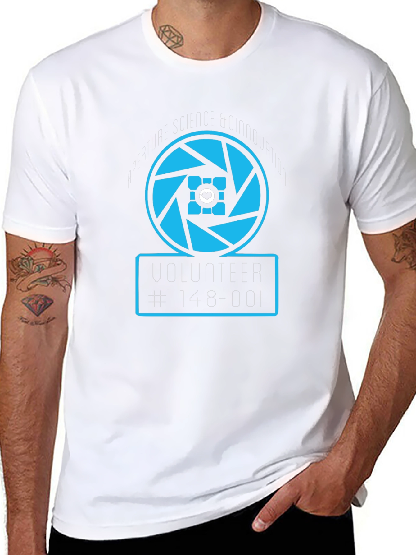 Aperture Science Volunteer T-Shirt - Black