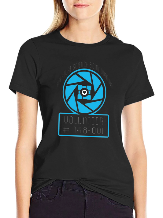 Aperture Science Volunteer T-Shirt - Black